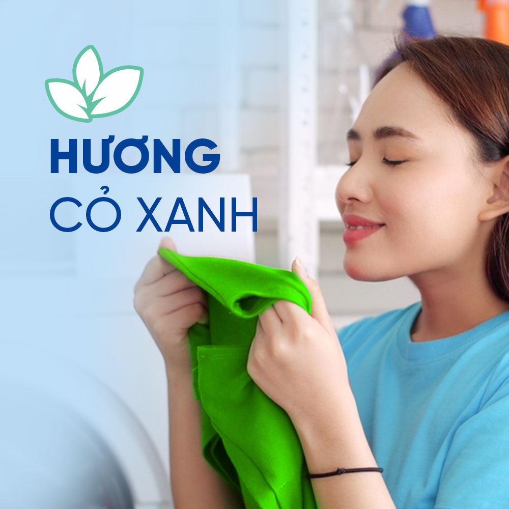 Nước giặt Be Clean 3,6 lít hương Cỏ Xanh
