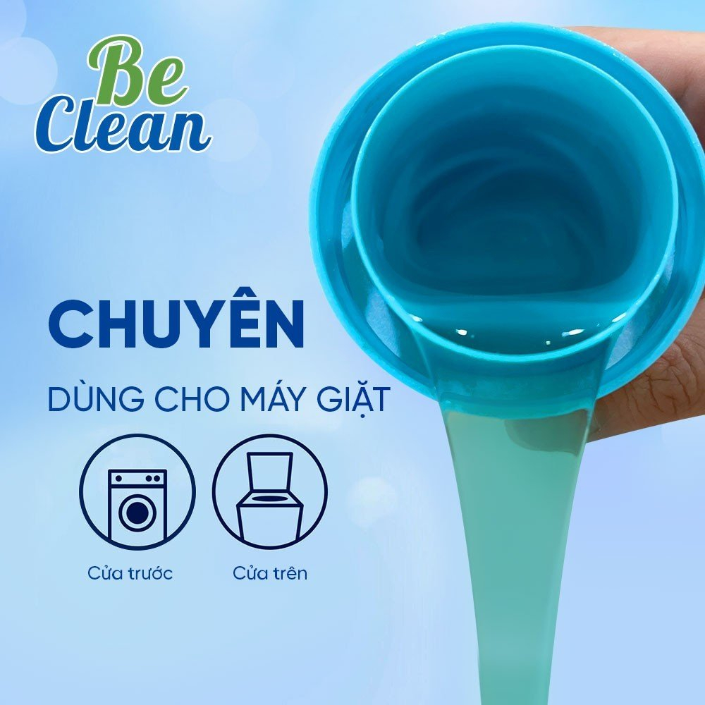 Nước giặt Be Clean 3,6 lít hương Cỏ Xanh