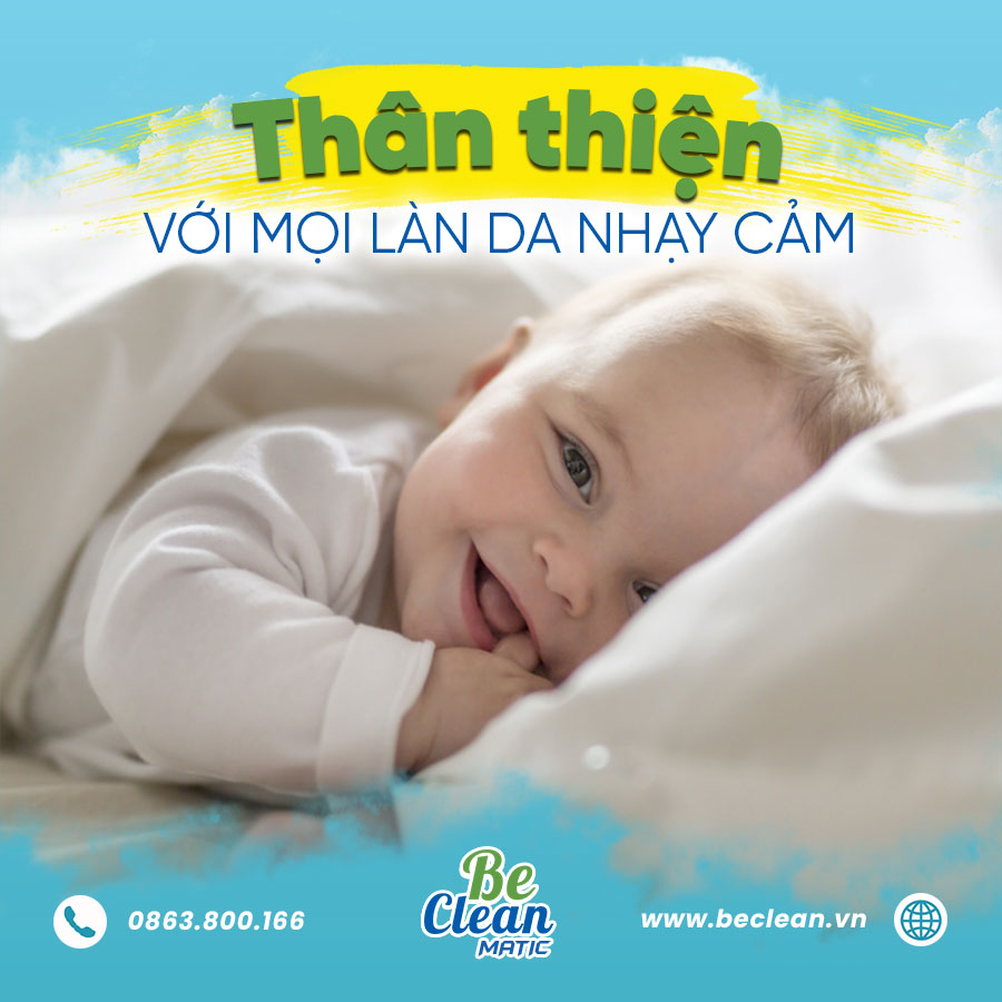 Nước giặt Be Clean 3,6 lít hương Cỏ Xanh