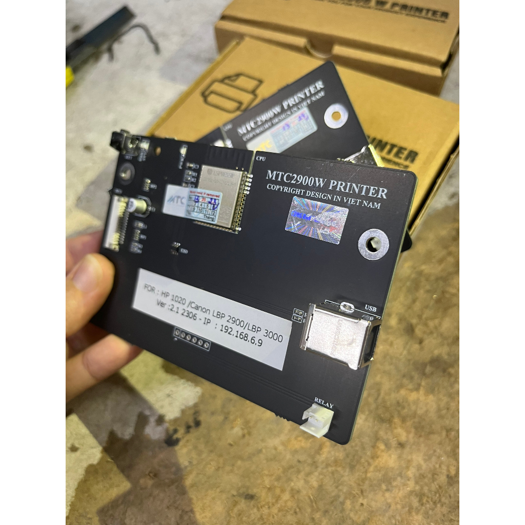 CẠC FOMATER 2900 ĐỜI MỚI CÓ KẾT NỐI WIFI DÙNG CHO MÁY IN HP 1010 / HP 1018/ HP 1020 / CANON 2900/ CANON 3000 - AALO.VN