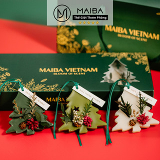  Sáp Thơm Maiba Làm Quà Tặng Giáng Sinh Hình Cây Thông Sang Trọng Quý Phái Khử Mùi Thơm Phòng 