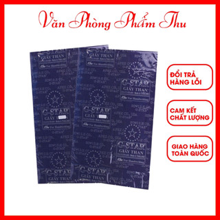 Giấy than xanh gstar loại 1 xấp 100 tờ