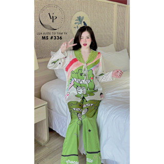 Bộ lụa xước tơ tằm Suri phối reng freesize 40-65kg