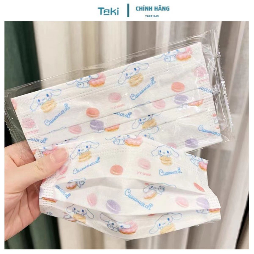 [Set 10 cái] Khẩu trang cute y tế in hình Doremon hoạt tiết người lớn hot trend chất liệu cao cấp