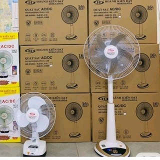 Quạt tích điện honjianda 2 bình ắc quy 301/602