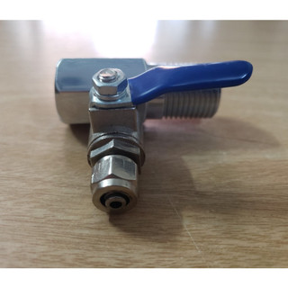 Van Cấp Nước Ren 21 Dây 6mm - (Van Khóa Cấp Nước Ren 21/6)