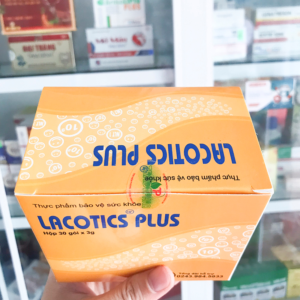 Men vi sinh Lacotics plus bổ sung 3 chủng lợi khuẩn đường tiêu hóa