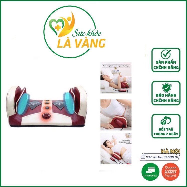 Máy massage lưng, hông, eo cao cấp BEAME BM-L67 có rung, túi khí,xung điện chuyên mát xa lưng, thắt lưng, cột sống