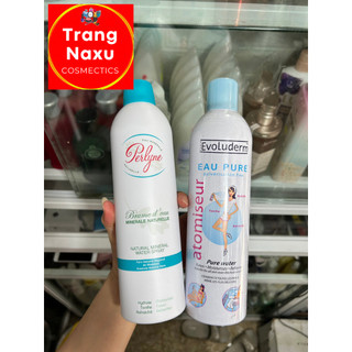 Xịt Khoáng Perlyne Natural Mineral Water Spray 400ml- xịt khoáng evolumderm Chai 400ml Chính Hãng Siêu Cấp Ẩm cho Da