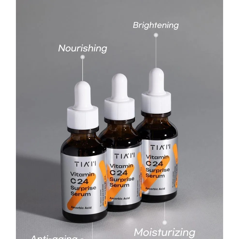 24% VITAMIN C Tinh chất dưỡng sáng giảm thâm nám Tiam Vitamin C24 Surprise Serum 30ml