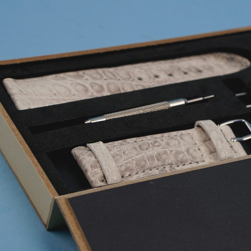 Dây Đồng Hồ Da Cá Sấu Nữ + Tool + Bộ Khóa - Thay Dây Da Đồng Hồ Tại Nhà | Crocodile Leather Watch Bands