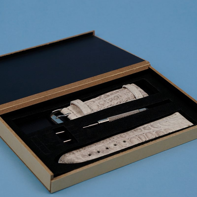 Dây Đồng Hồ Da Cá Sấu Nữ + Tool + Bộ Khóa - Thay Dây Da Đồng Hồ Tại Nhà | Crocodile Leather Watch Bands