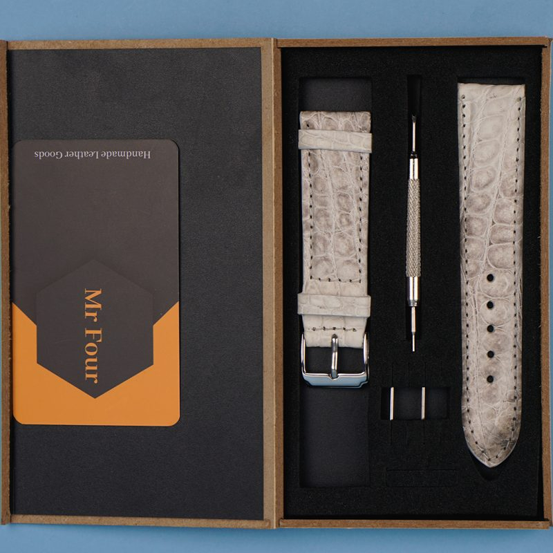 Dây Đồng Hồ Da Cá Sấu Nữ + Tool + Bộ Khóa - Thay Dây Da Đồng Hồ Tại Nhà | Crocodile Leather Watch Bands