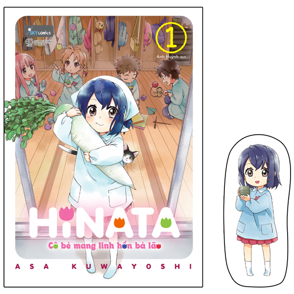 Sách -Hinata Cô Bé Mang Linh Hồn Bà Lão - Tập 1 - Tặng Kèm Bookmark Bế Hình Nhân Vật -AZ