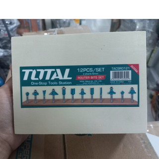 Bộ 12 mũi phay gỗ 6mm Total