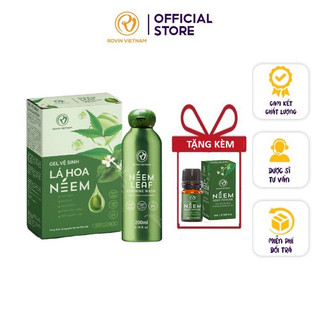 Gel Vệ Sinh Lá Hoa Neem - Chai 200 ml - Giúp Hỗ Trợ Phục Hồi Và Đàn Hồi Da Vùng Kín