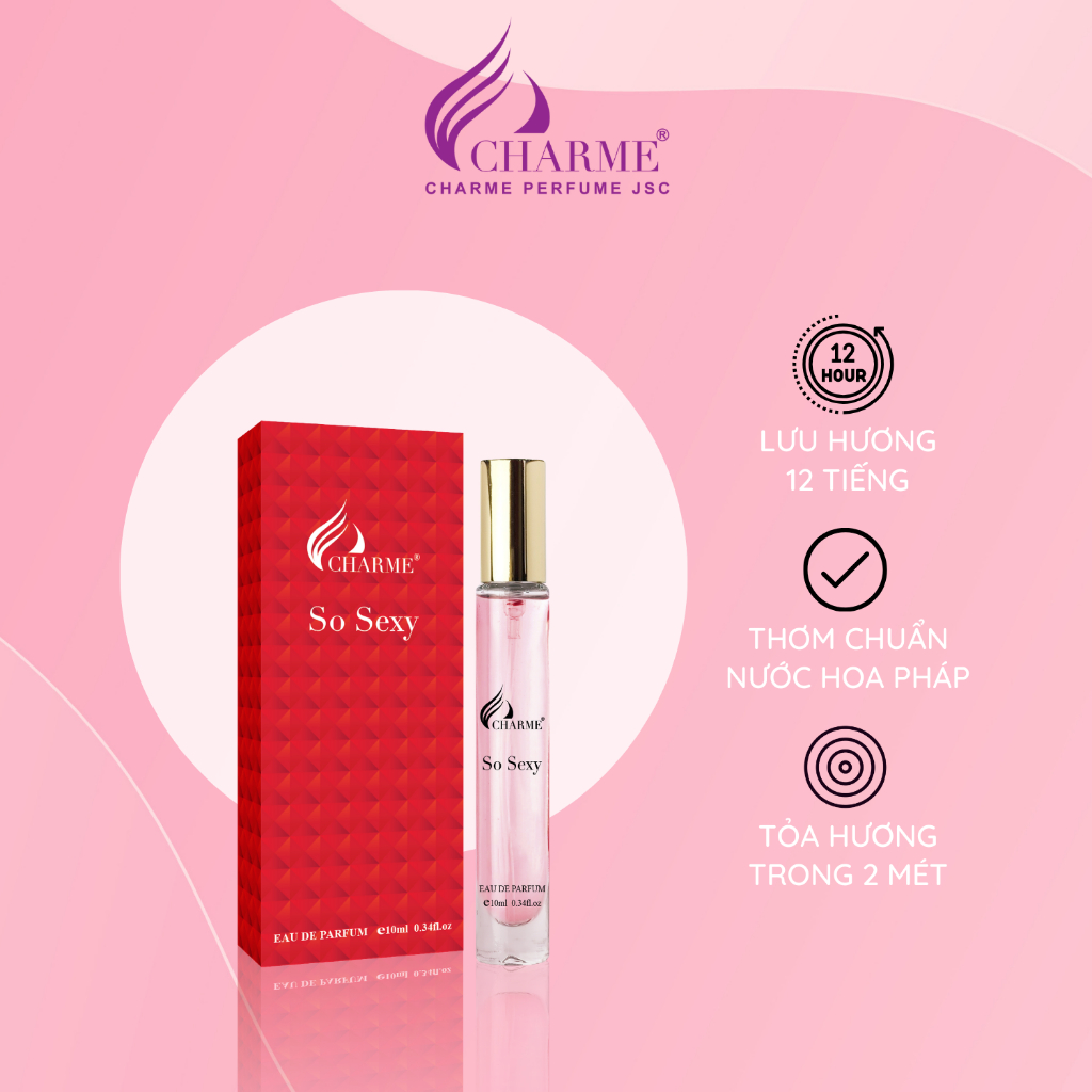 Nước hoa nữ Charme So Sexy 10ml