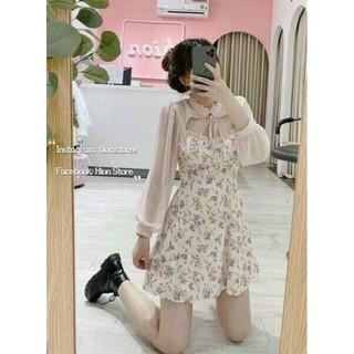 đầm hoa freesize <55kí