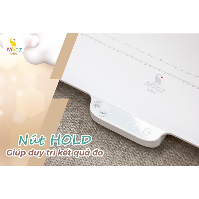 Cân điện tử em bé Moazbebe mb062