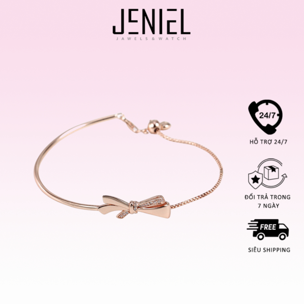 Vòng tay Pandora Sterling Snake Chain Bow Bracelet Pan2052 - Bạc s925 cao cấp