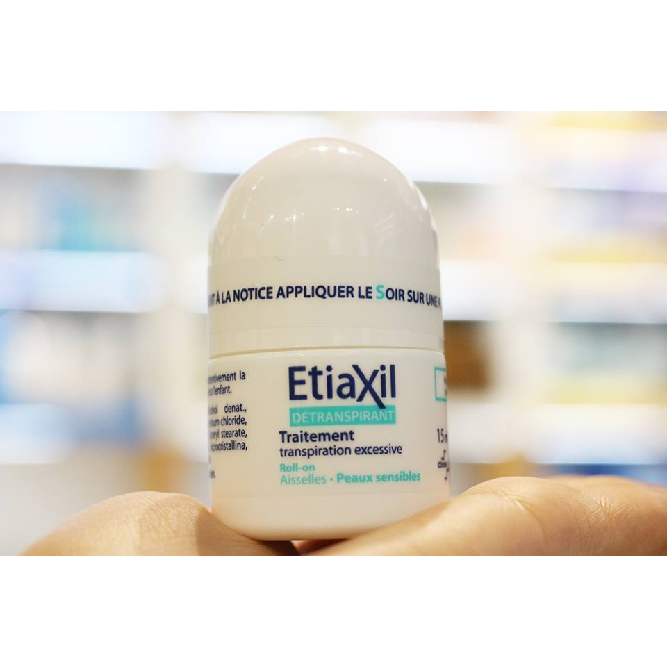 Lăn Khử Mùi Etiaxil Detranspirant Traitement Peaux Sensibles 15ml