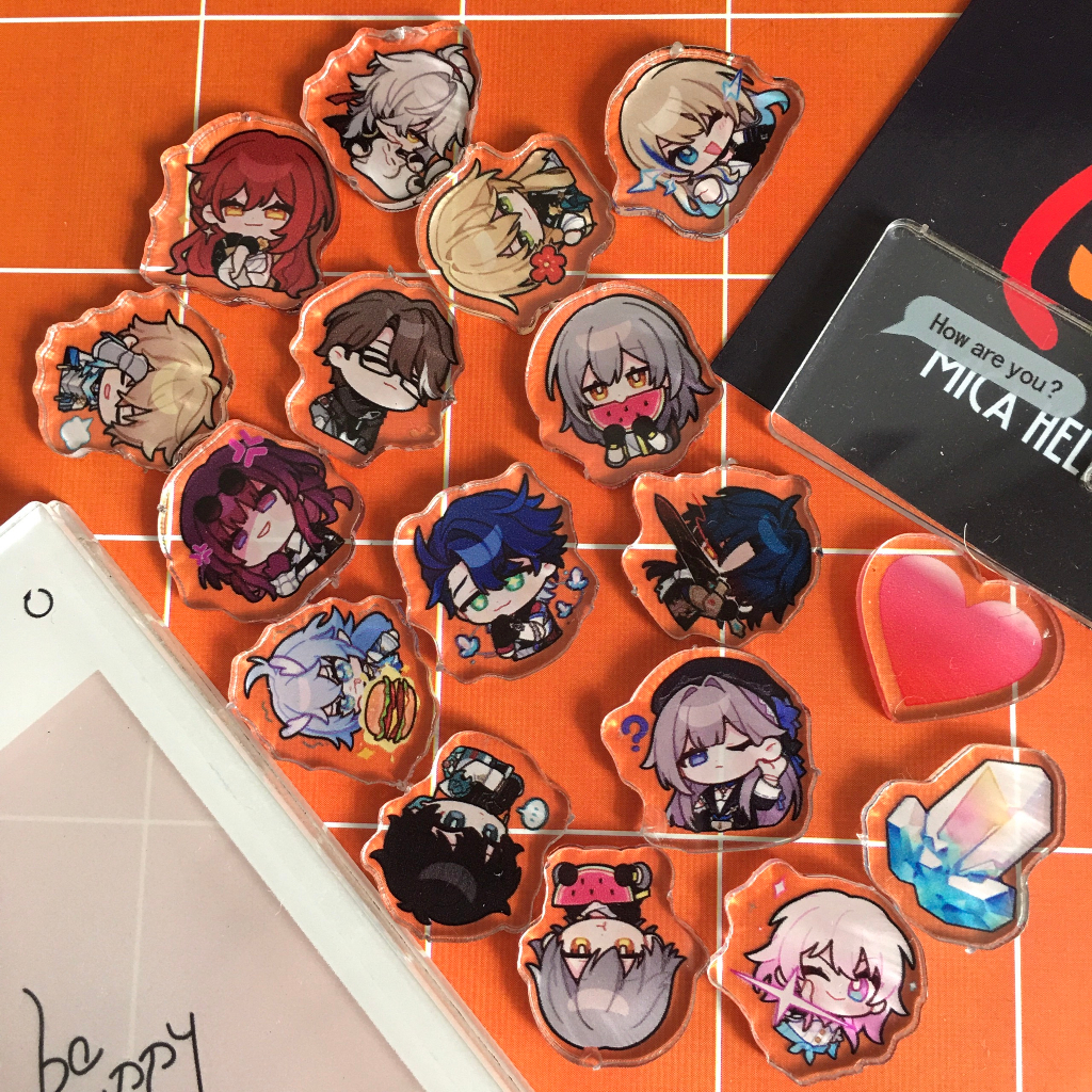 Standee Honkai Star Rail Standee Acrylic Anime Manga Game Honkai Star Rail Standee Khung Insatgram