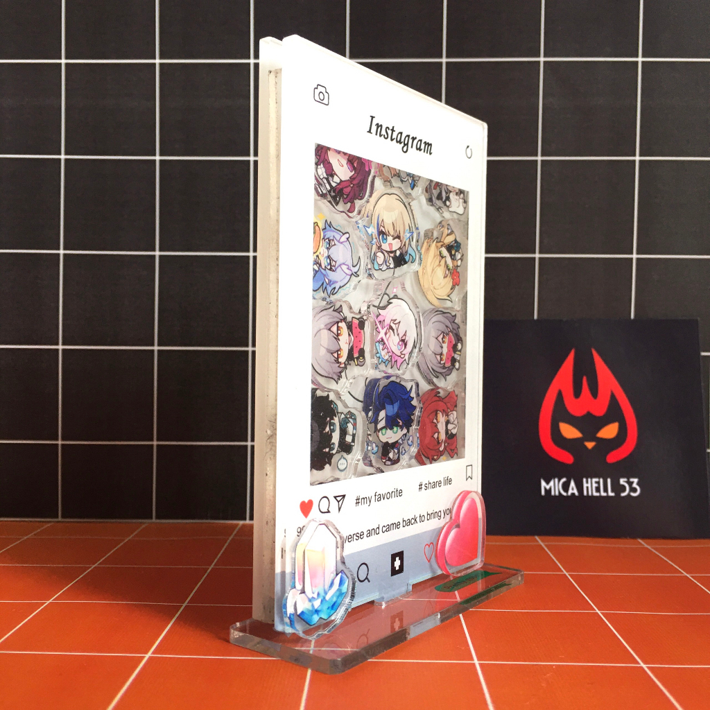 Standee Honkai Star Rail Standee Acrylic Anime Manga Game Honkai Star Rail Standee Khung Insatgram