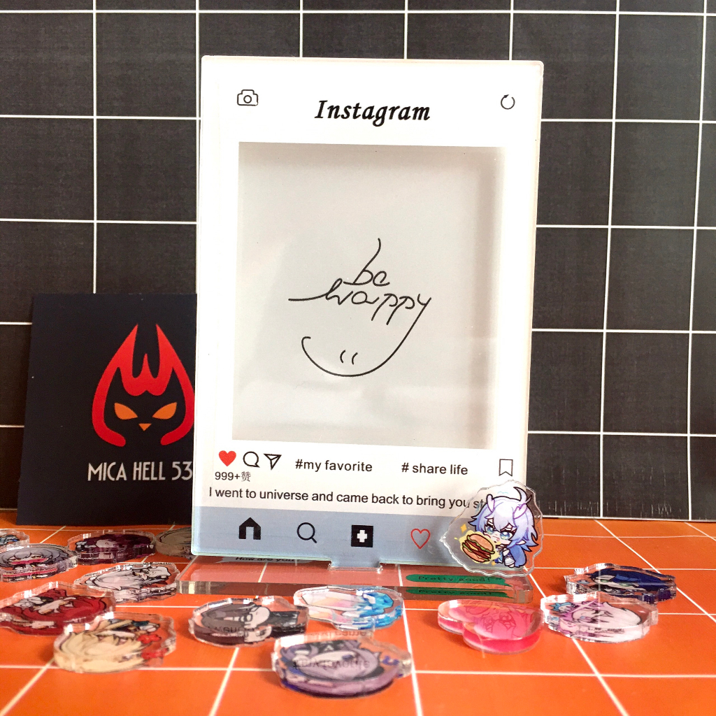 Standee Honkai Star Rail Standee Acrylic Anime Manga Game Honkai Star Rail Standee Khung Insatgram