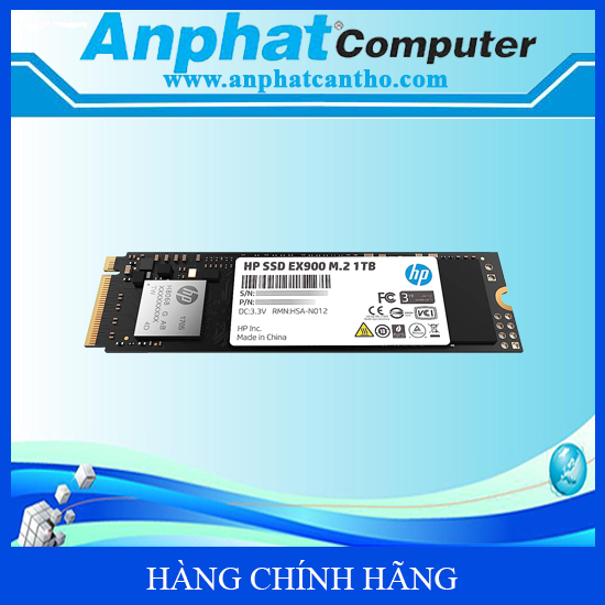 Ổ cứng SSD hiệu HP Model EX900 Plus M.2 NVMe 1TB - Hàng Chính Hãng
