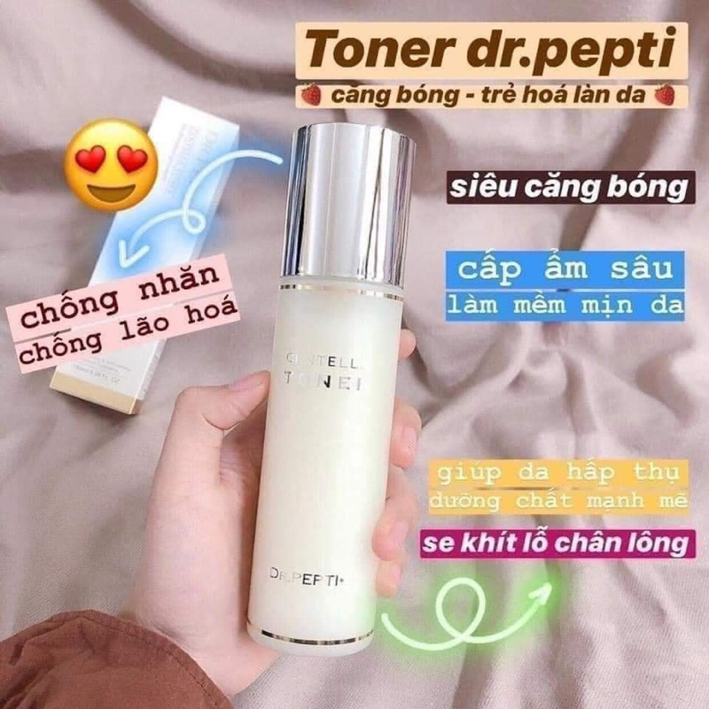 Toner Căng Bóng DR.PEPTI Hàn Quốc 180ml