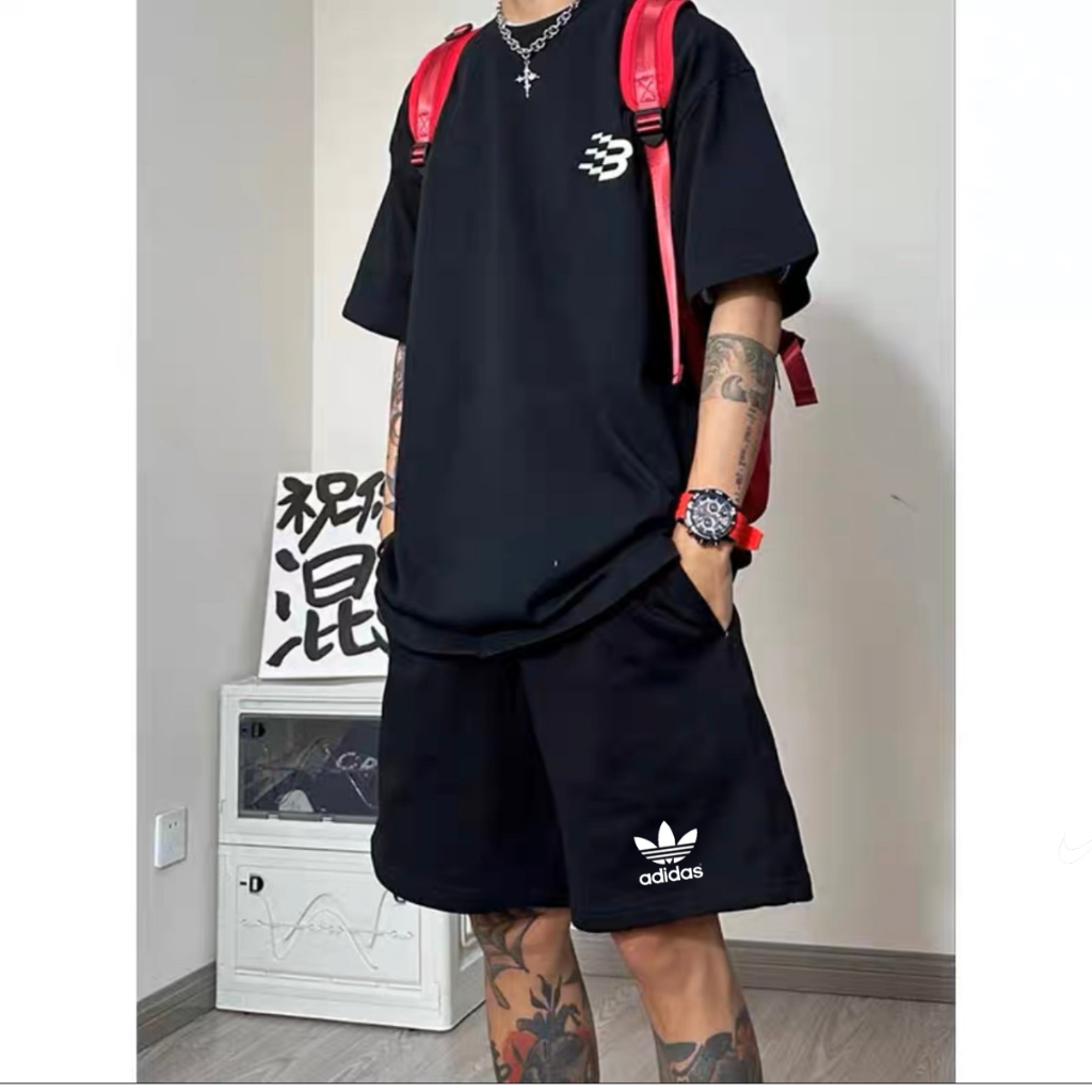 Quần Short  Adidas unisex nam nữ chất cotton 100% cao cấp,Quần lửng phong cách, mặc thoáng mát, co dãn 4 chiều Latizia