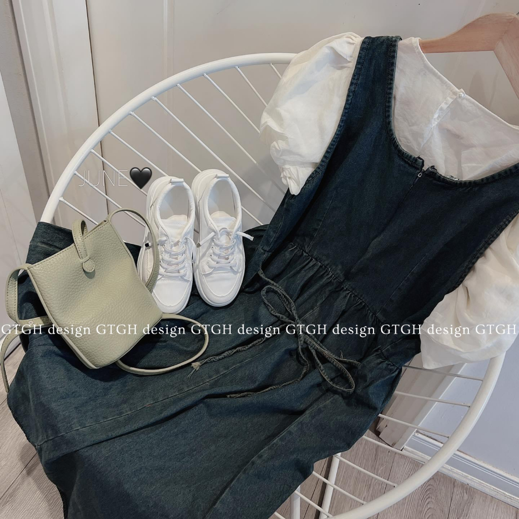 Set Áo Voan Mix Váy Jean