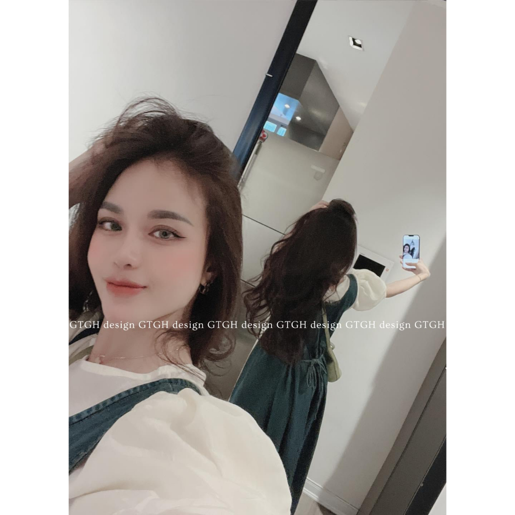 Set Áo Voan Mix Váy Jean