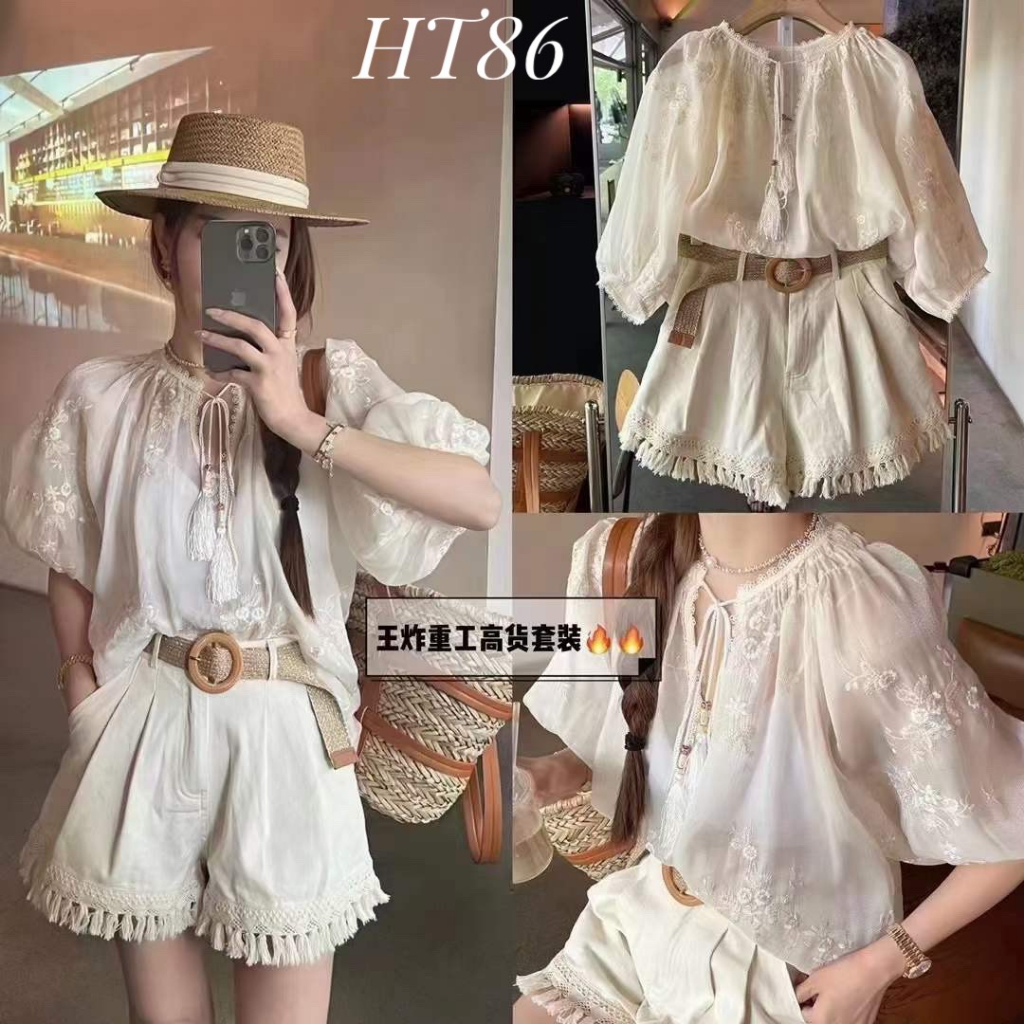 Set Áo Tơ Mix Sooc Hàn