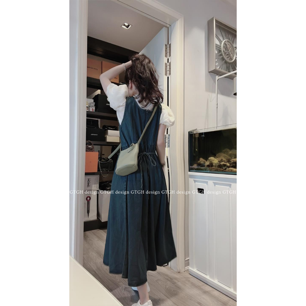 Set Áo Voan Mix Váy Jean