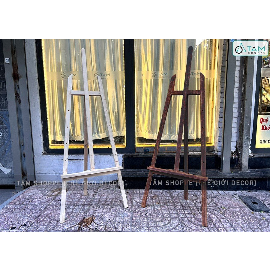 Giá đỡ khung ảnh cưới bảng đen tranh vẽ cỡ lớn 140cm GDKA-01