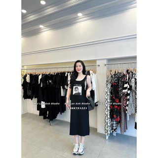 Váy cotton dáng suông 2 màu