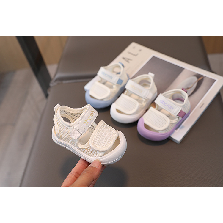 Dép quai hậu- Sandal abc tập đi cho bé mũi cong chống vấp, chống trơn trượt cho bé