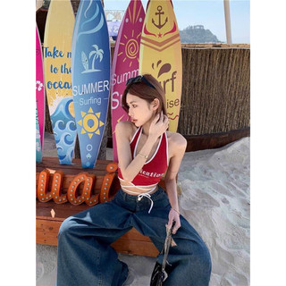 SP019841 ÁO CROP CỔ YẾM NƠ DÂY EO 🎶