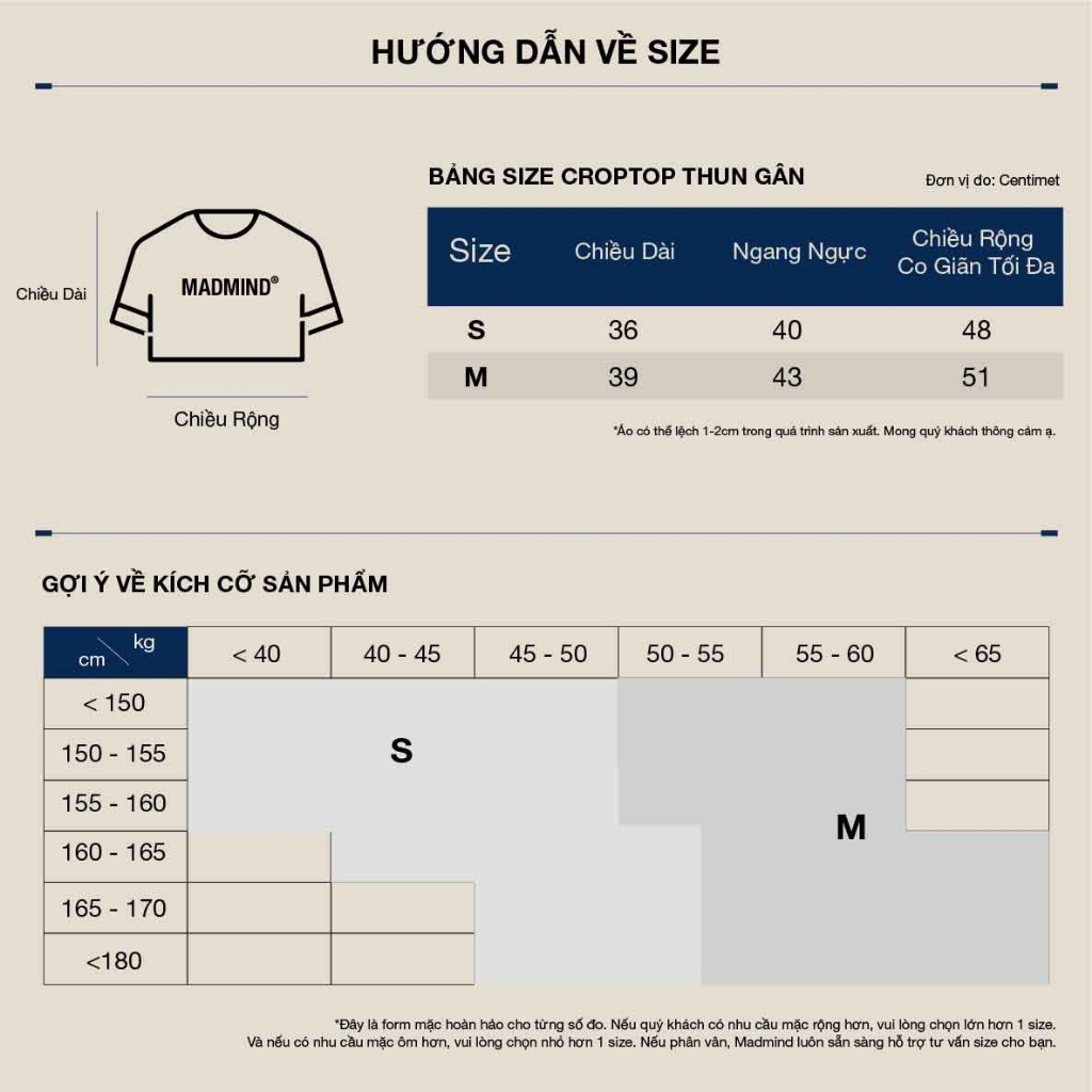 MADMIND® Chính Hãng - Áo Phông Croptop In Nổi Round Madmind Sang Chảnh, Tay Ngắn - Form Ôm Body