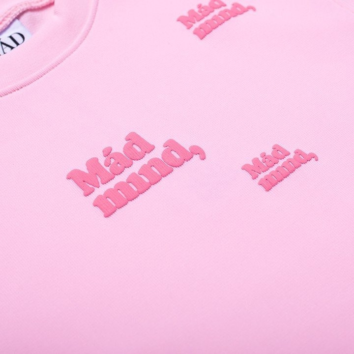 MADMIND® Chính Hãng - Áo Phông Croptop In Nổi Round Madmind Sang Chảnh, Tay Ngắn - Form Ôm Body