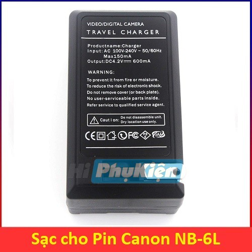 Sạc cho Canon NB-6L