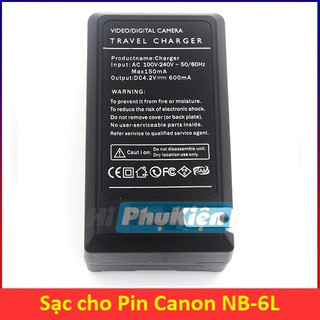 Sạc rời thay thế cho pin CAN0N. NB-6L
