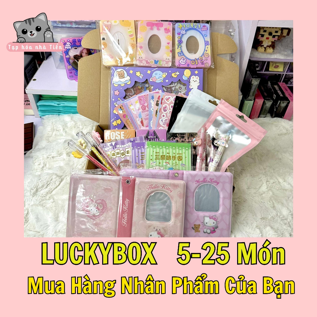 LUCKYBOX Đồ Gói, Đồ Văn Phòng Phẩm, Sticker,... - Tiệm Tạp Hóa Nhà Tiền