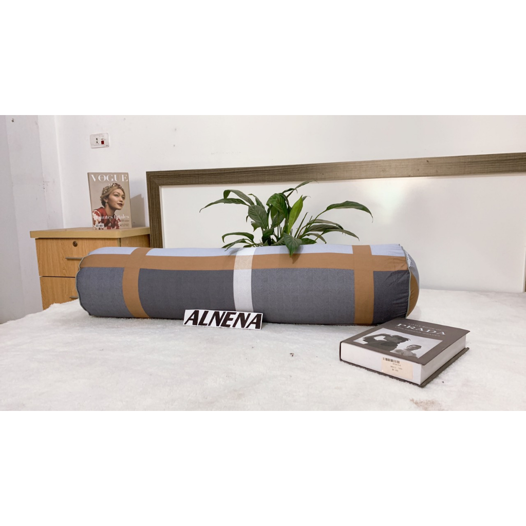 Gối ôm cao cấp ALNENA,vỏ gối chất liệu cottoong hàn,có khoá kéo,ruột gối bông polyester,êm mềm size 35-100 cm