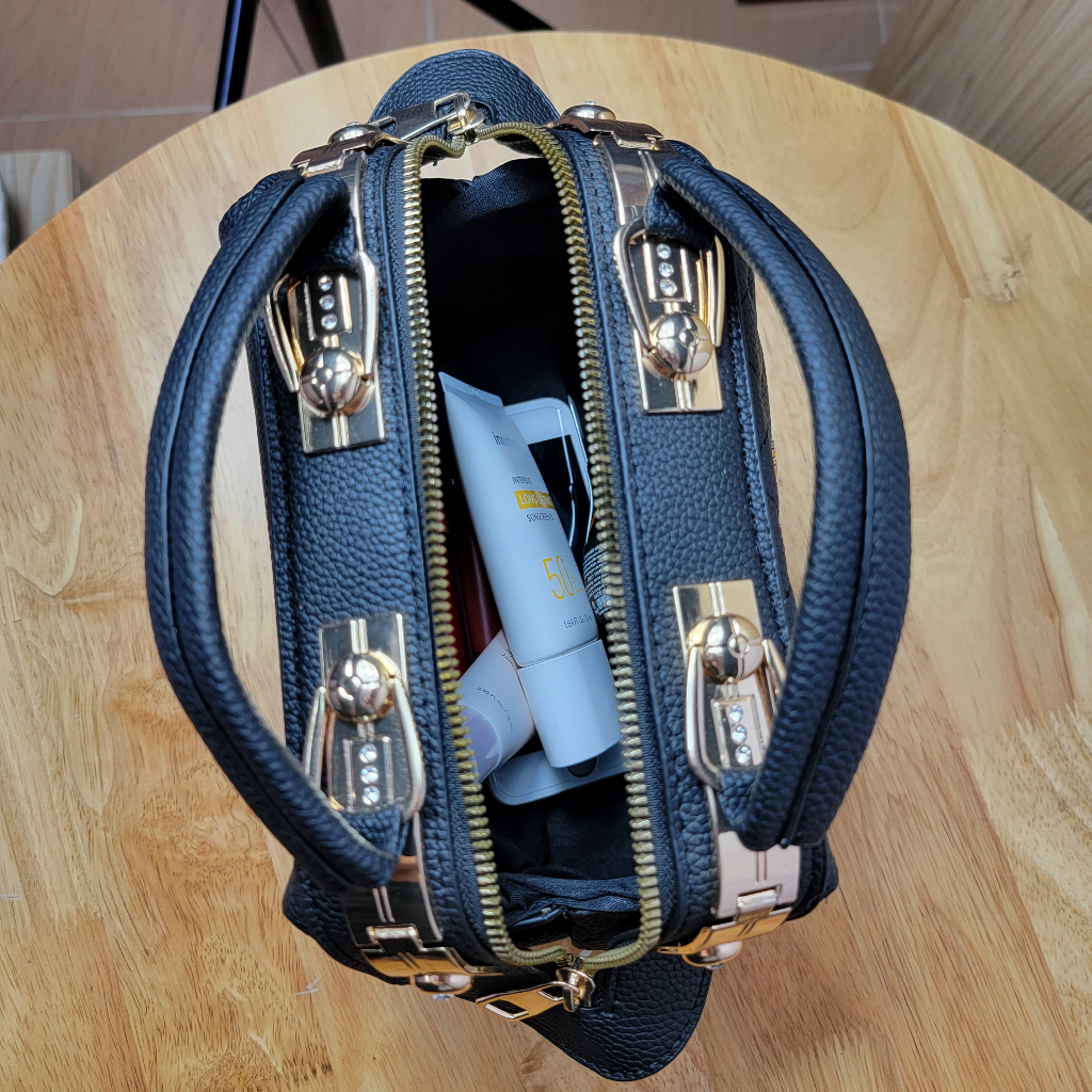 Túi xách trung niên đi tiệc túi xách nữ tặng mẹ hình hộp mini sang trọng M10