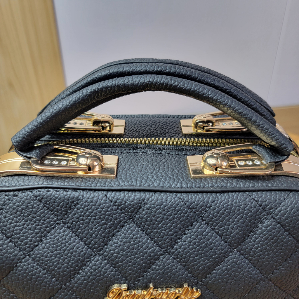 Túi xách trung niên đi tiệc túi xách nữ tặng mẹ hình hộp mini sang trọng M10