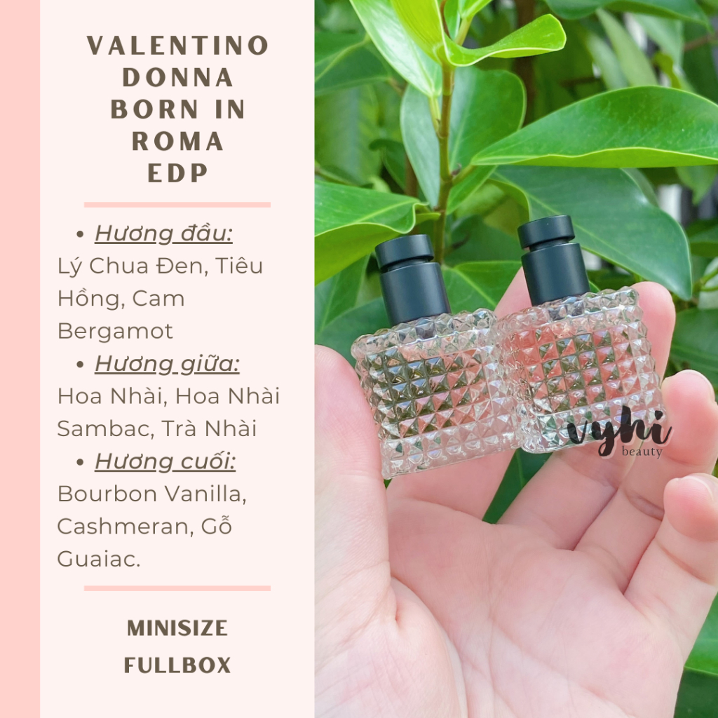 Nước hoa Valentino Donna Born In Roma EDP 6ml
