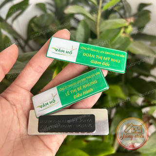 Bảng tên đổ keo nam châm - bảng tên in theo yêu cầu