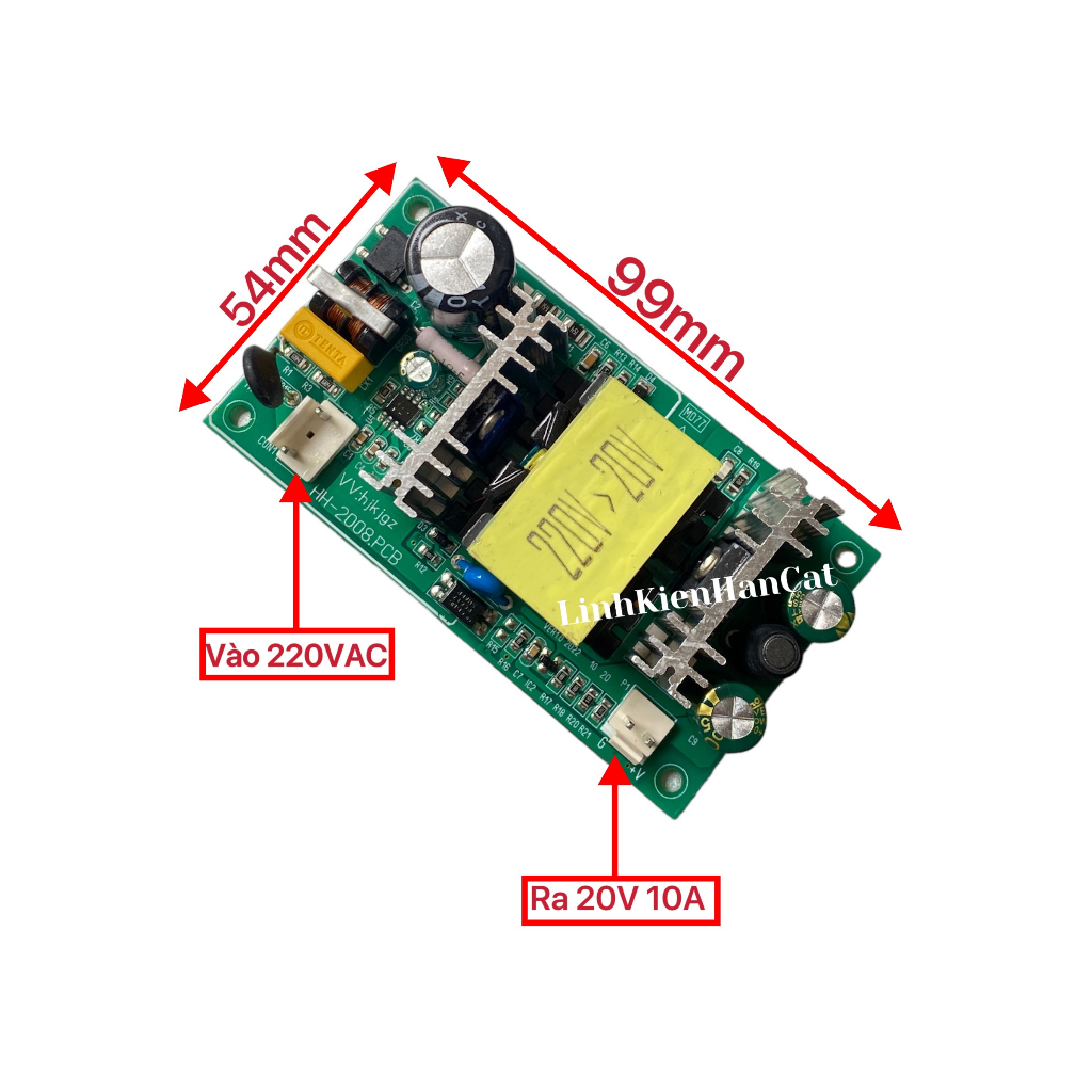 Mạch Nguồn Sạc Bình Loa Kéo 20V 10A